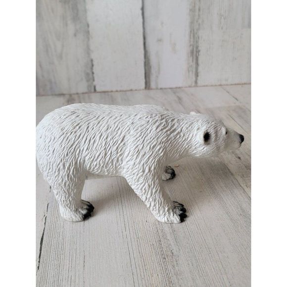 Rubber toy‎ polar bear white Antarctica figure squish - Picture 10 of 11